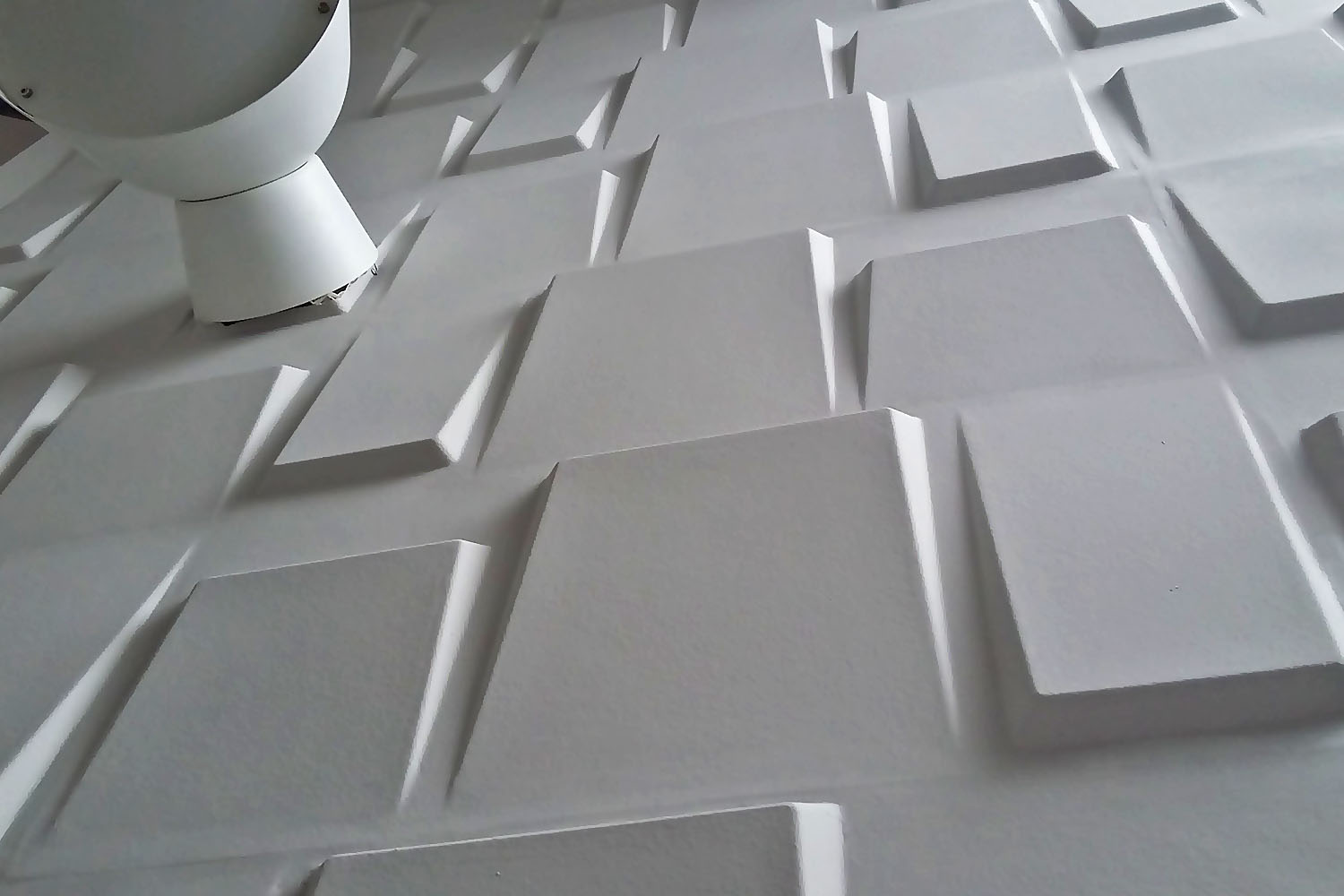 3D falpanel és festés