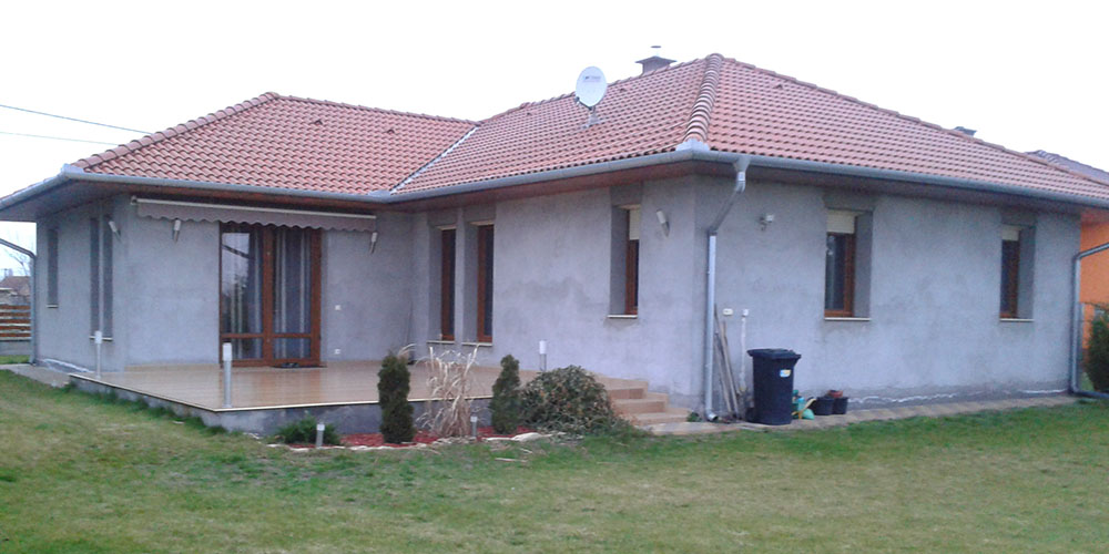 Homlokzat szigetelés - előtte
