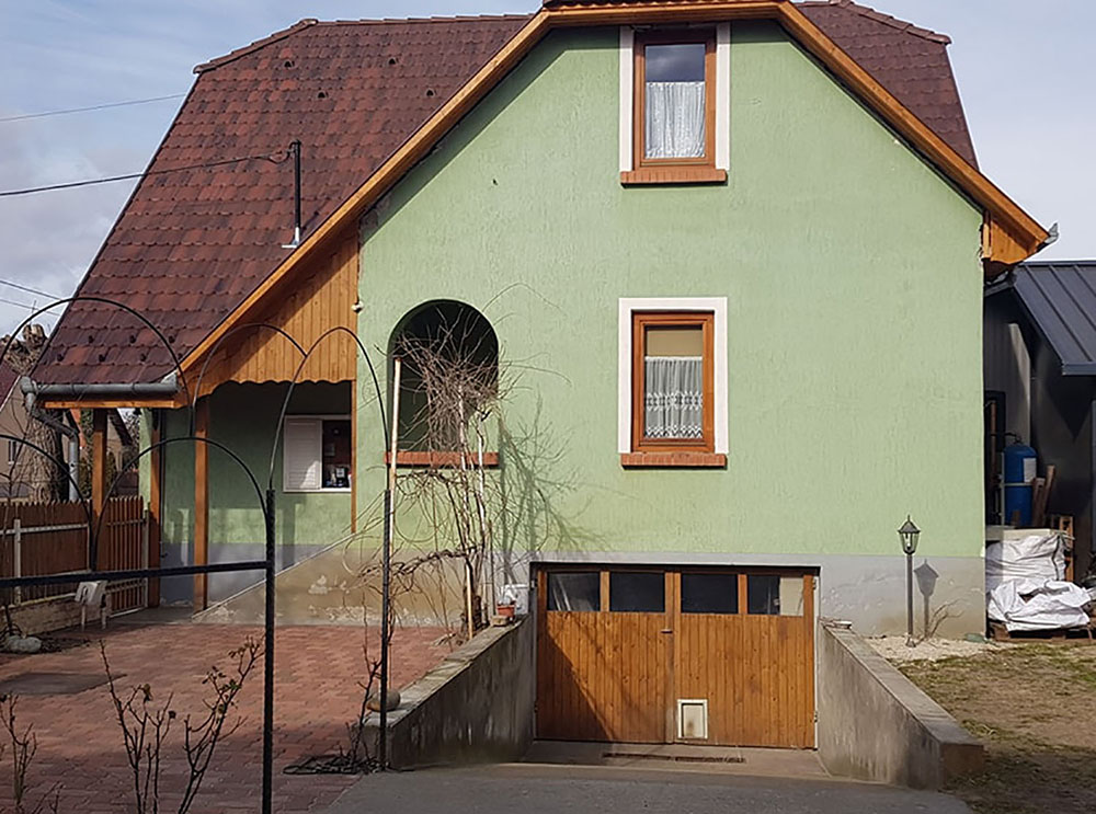 Homlokzat szigetelés - előtte