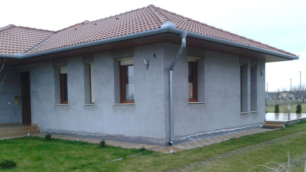 Homlokzat szigetelés - előtte