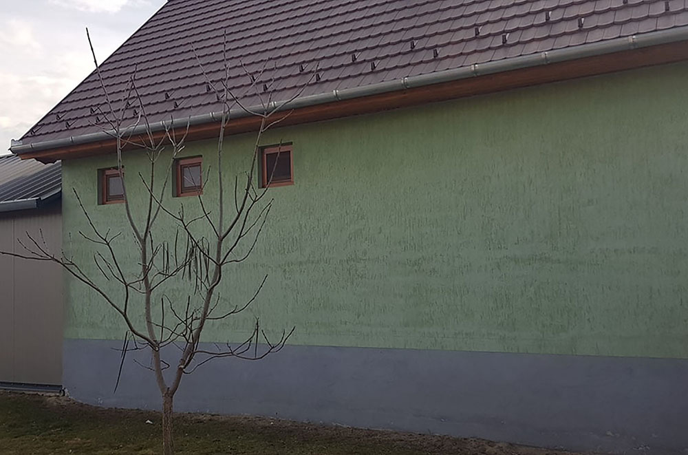 Homlokzat szigetelés - előtte