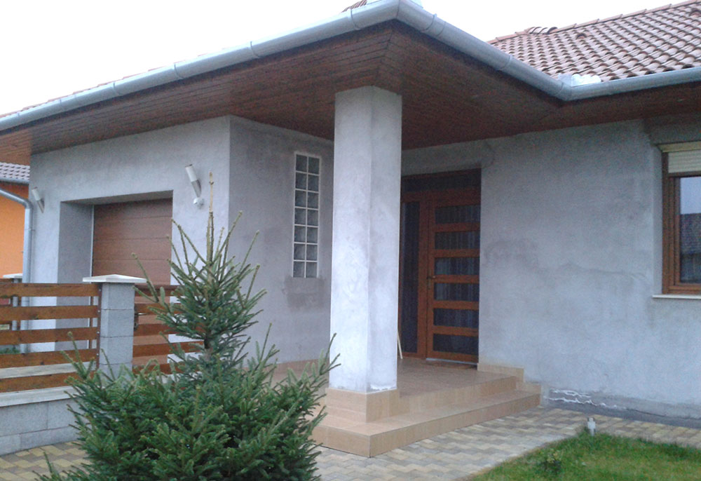 Homlokzat szigetelés - előtte