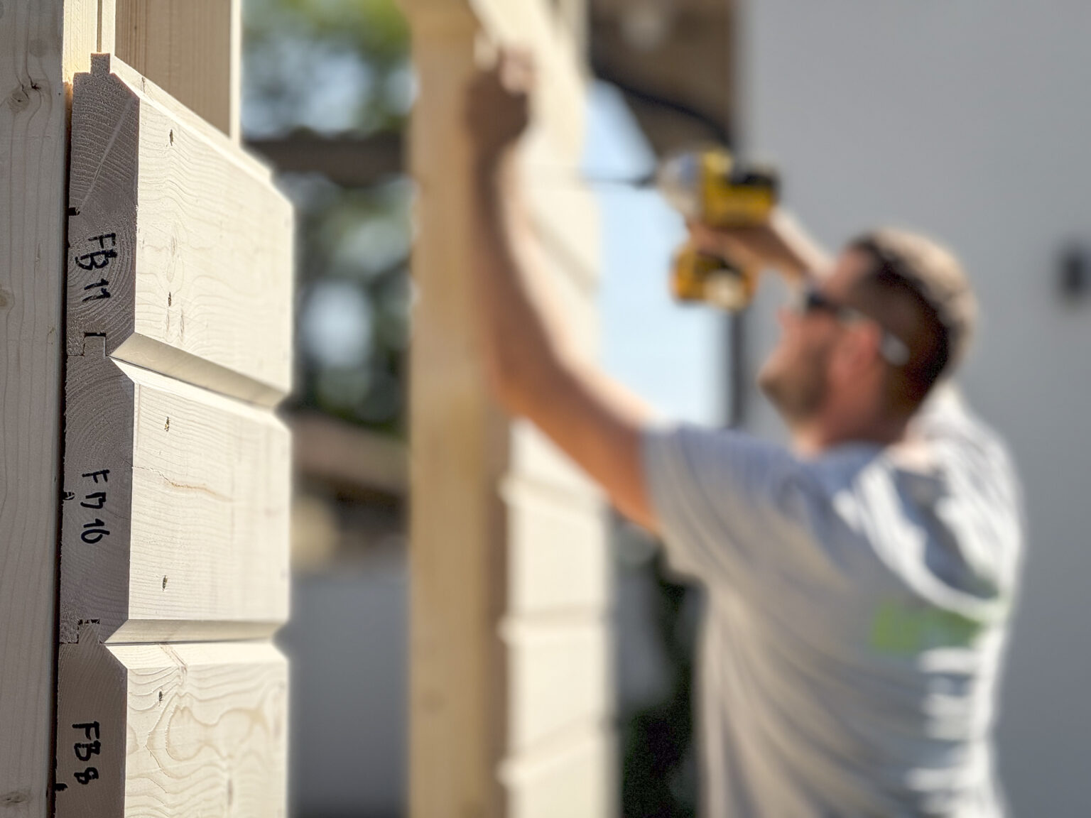 kerti faház építése