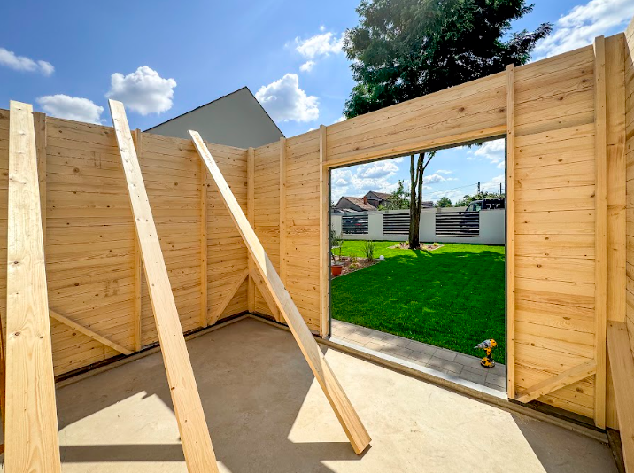 Kerti faház építése