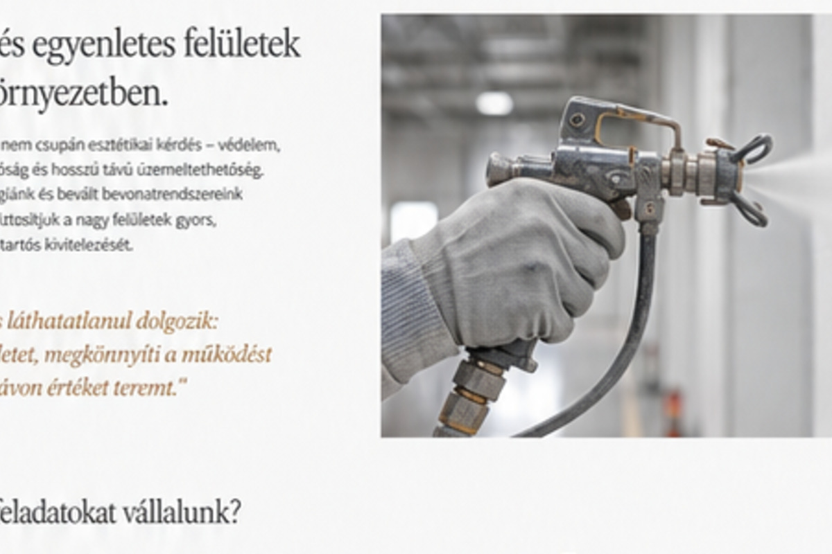 Felület-előkészítés ipari környezetben